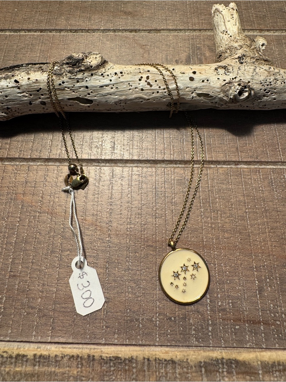 New La Soula Scorpio Gold-Tone Star Constellation Pendant Necklace